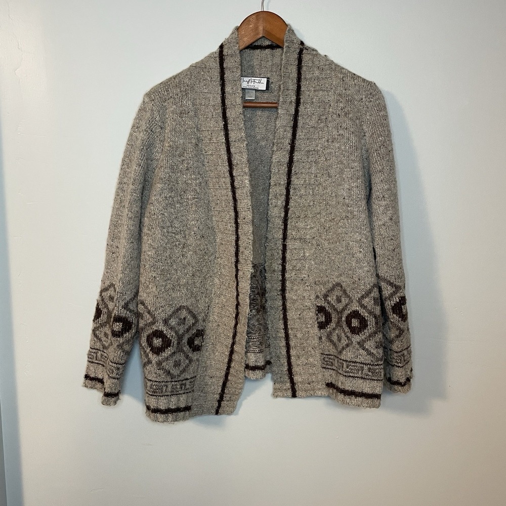 Mary McFadden Cardigan Sweater Women's Sz Large Petite